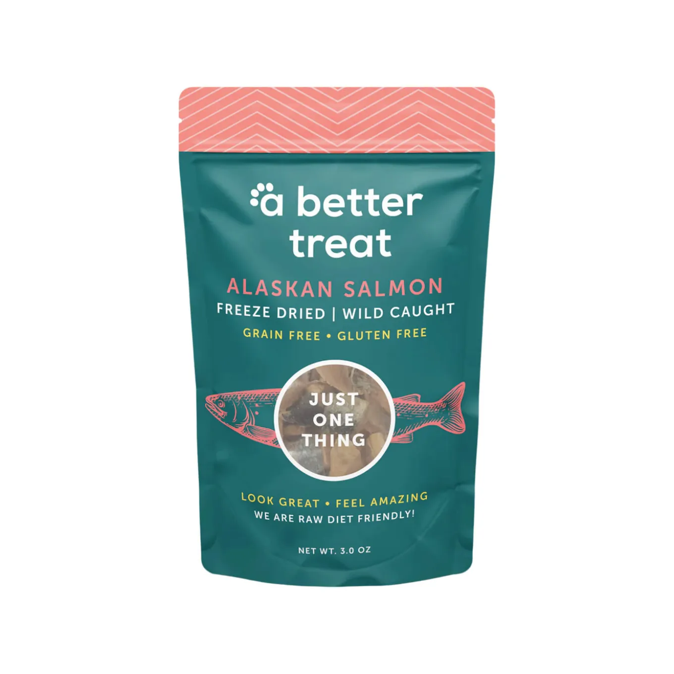 A Better Treat Freeze Dried Wild Caught Salmon Treats for Dogs & Cats