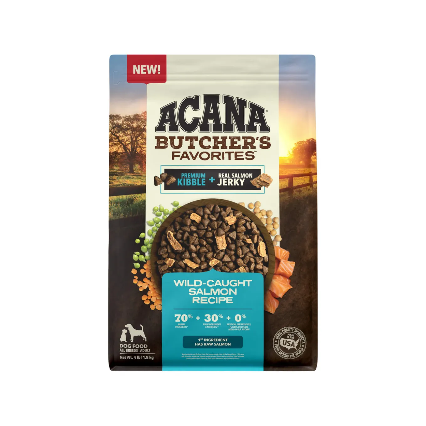 Acana Butchers Favorites Grain Free Dry Dog Food With Jerky Pieces