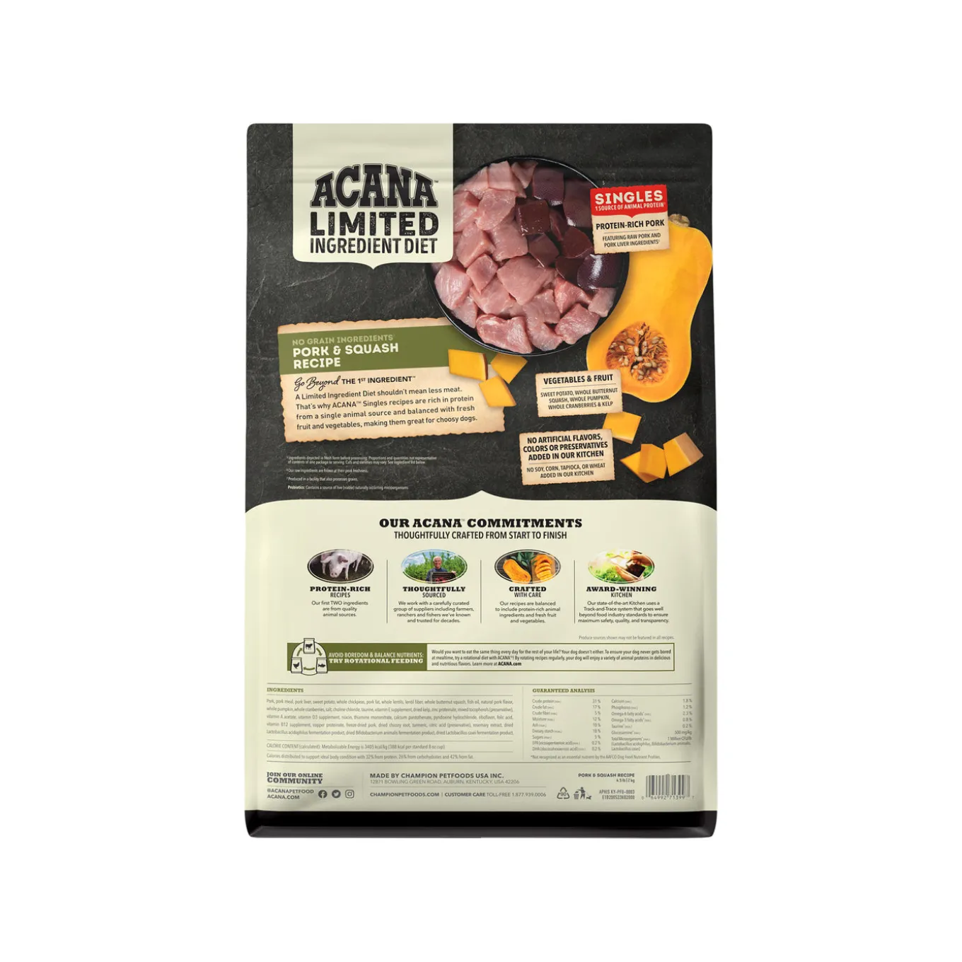 ACANA Singles Limited Ingredient Diet Grain-Free Dry Dog Food