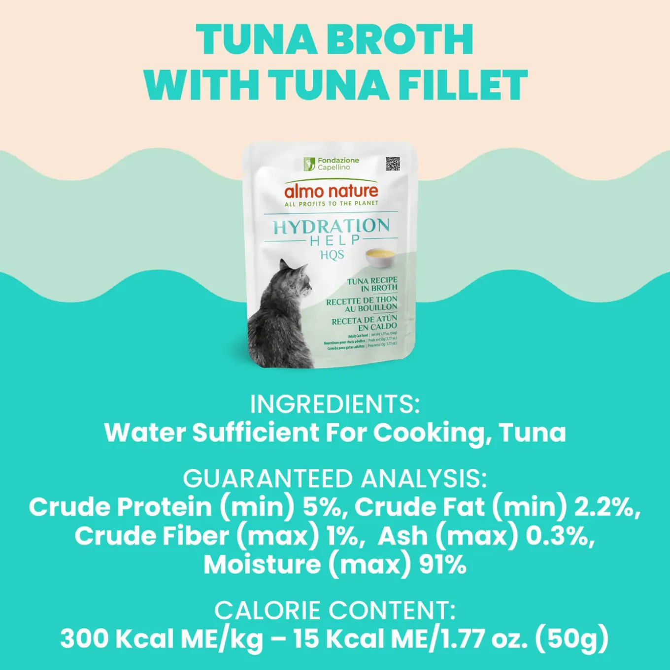 Almo Nature HQS Hydration Help Wet Cat Food Topper