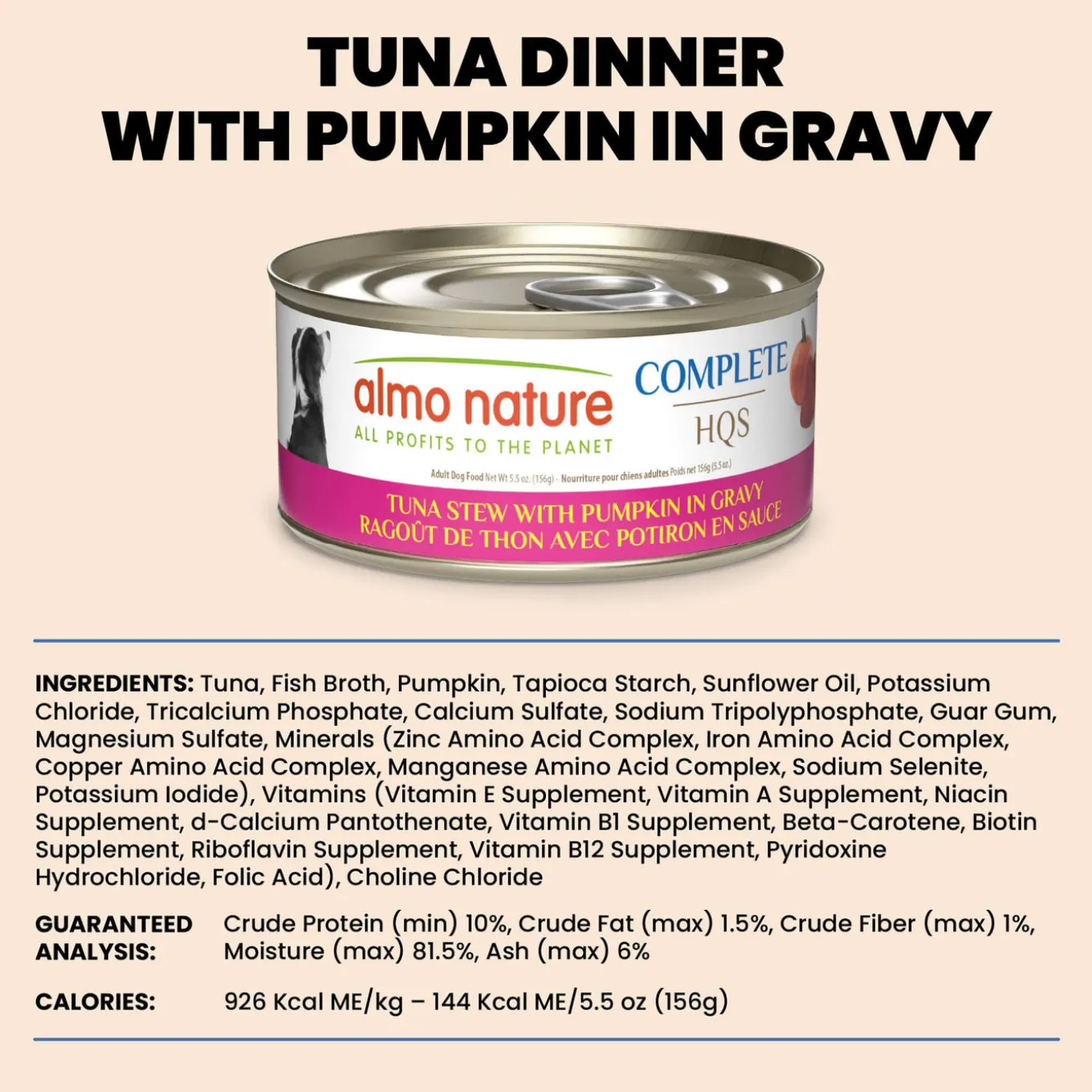 Almo Nature HQS Complete Wet Dog Food