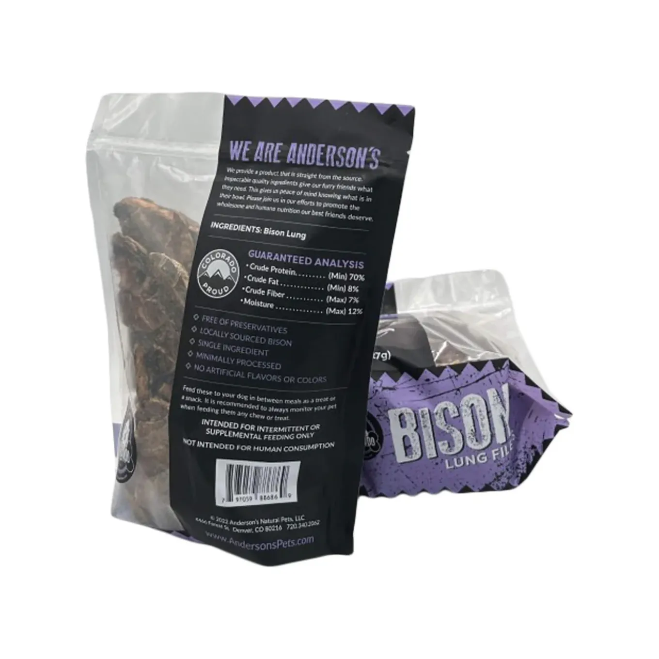 Anderson's Minimally Processed Organ Meat Dog Treats