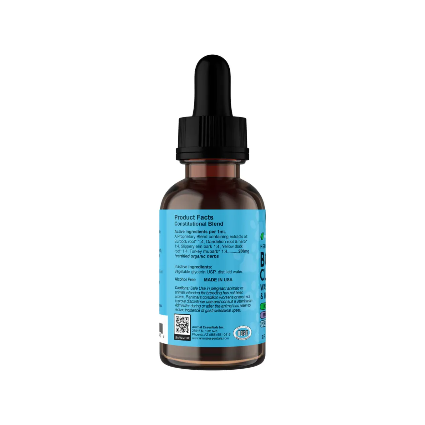 Animal Essentials Body Cleanse Liquid Herbal Formula for Dogs & Cats