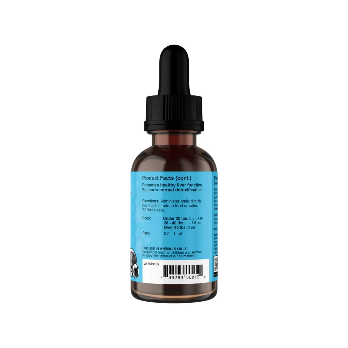 Animal Essentials Detox Blend Liver Support Liquid for Dogs & Cats