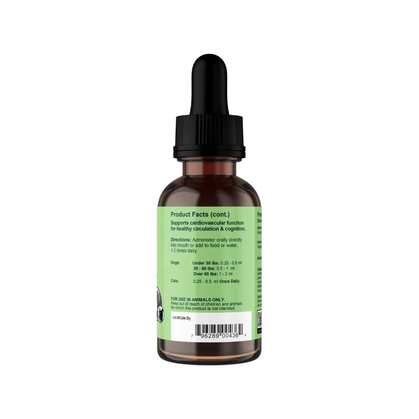 Animal Essentials Ginkgo Liquid Herbal Extract for Dogs & Cats