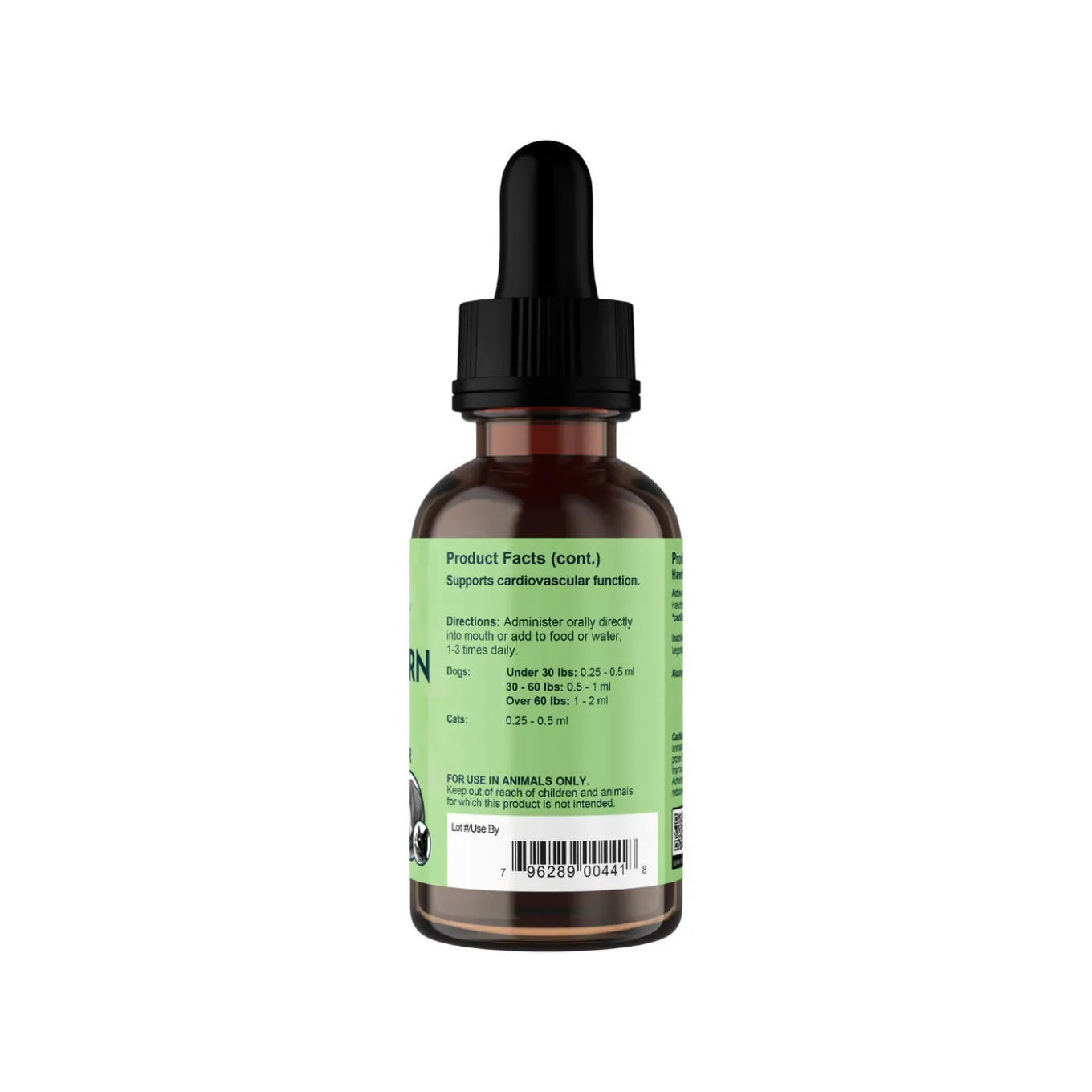 Animal Essentials Hawthorn Berry Liquid Herbal Extract for Dogs & Cats