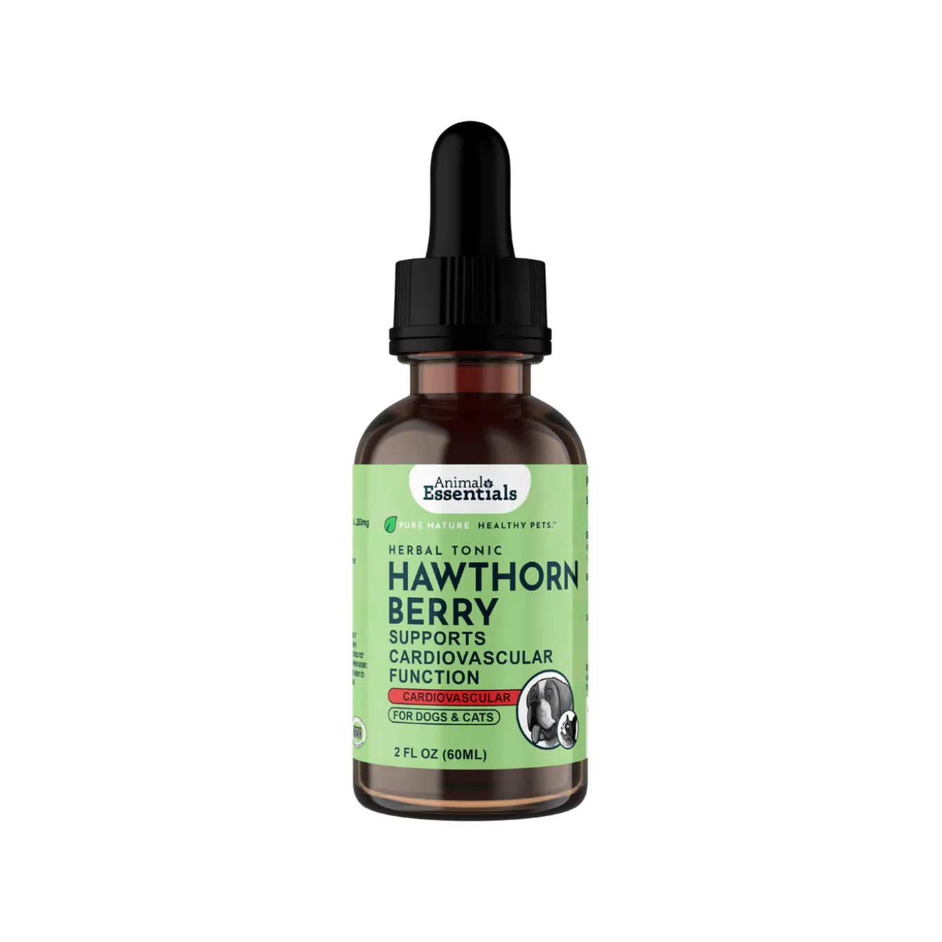 Animal Essentials Hawthorn Berry Liquid Herbal Extract for Dogs & Cats