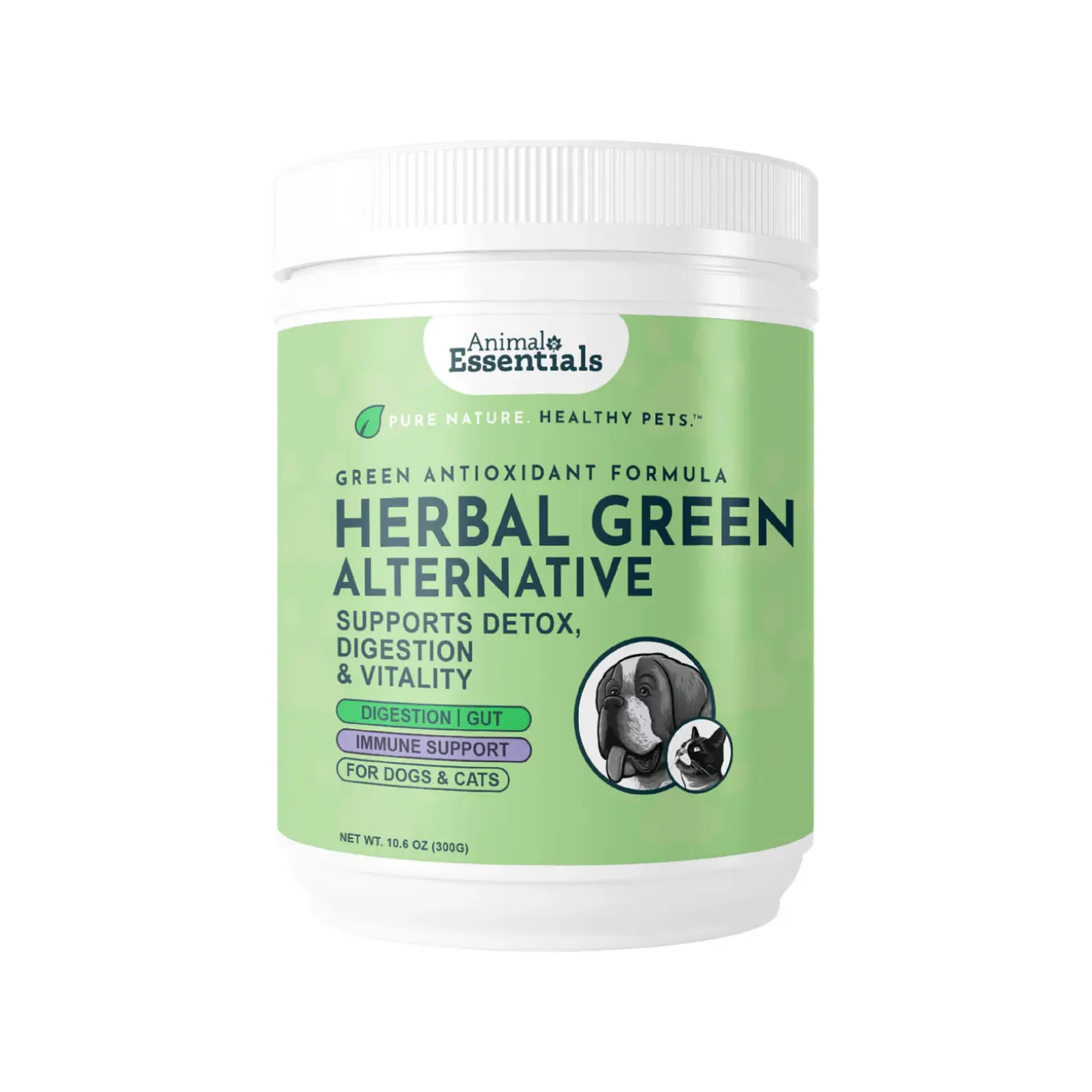 Animal Essentials Herbal Green Alternative Antioxidant Powder for Dogs & Cats