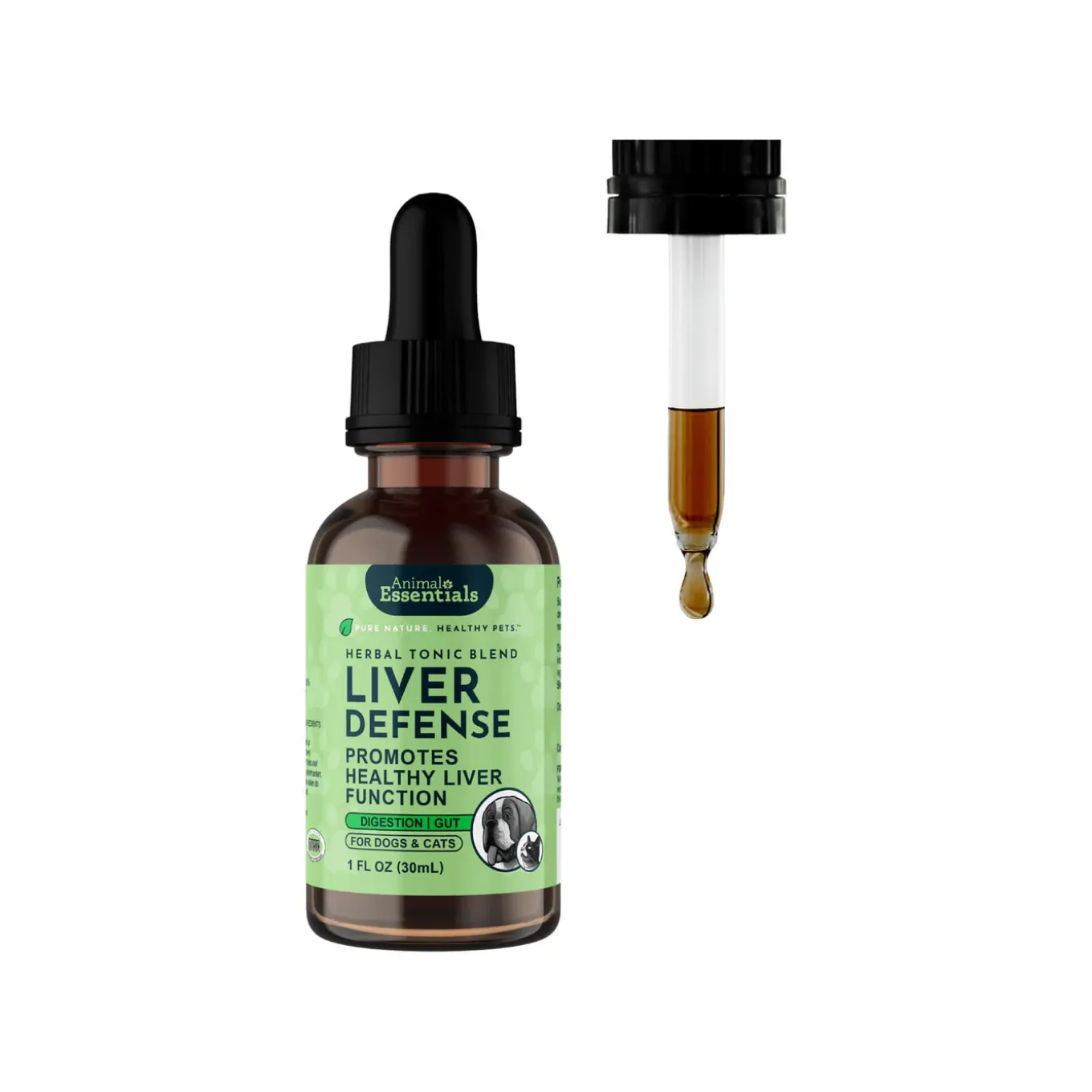 Animal Essentials Herbal Liver Defense Liquid for Dogs & Cats