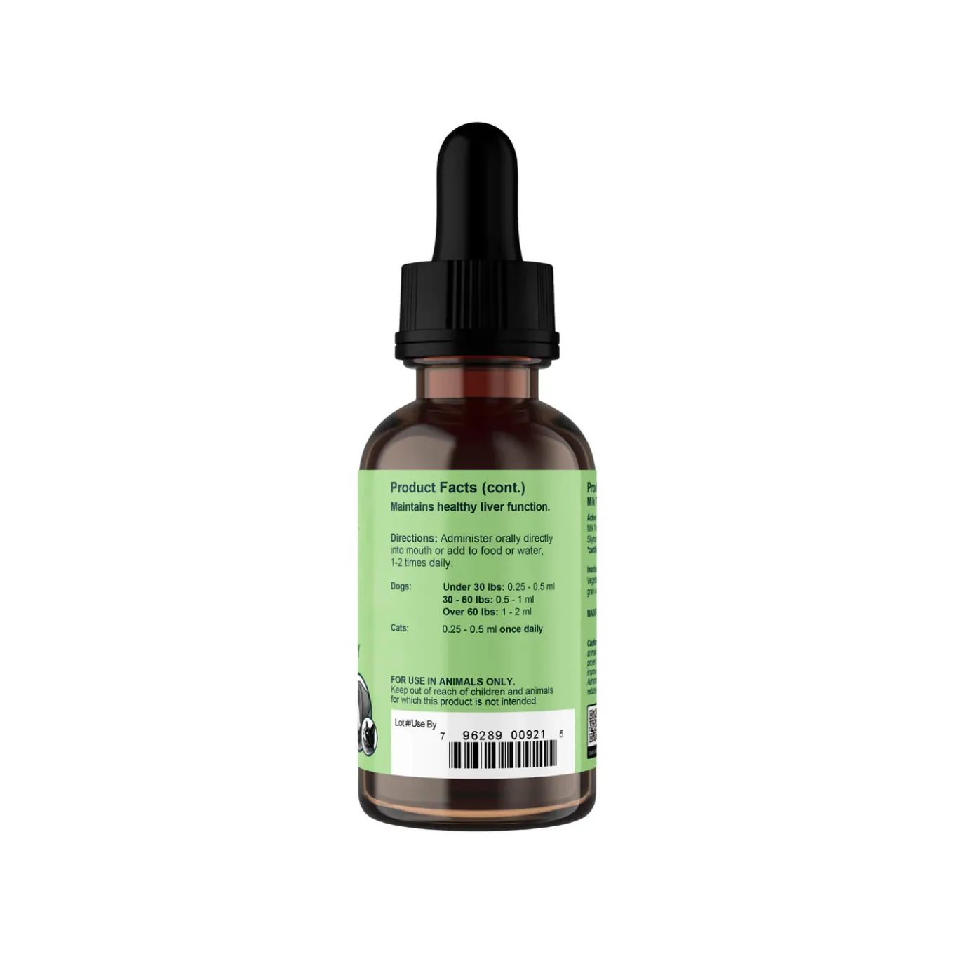 Animal Essentials Milk Thistle Herbal Supplement for Dogs & Cats