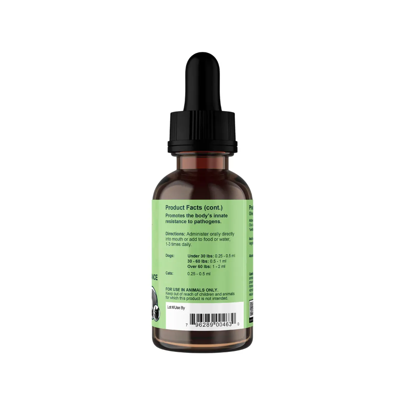 Animal Essentials Olive Leaf Herbal Extract Liquid for Dogs & Cats