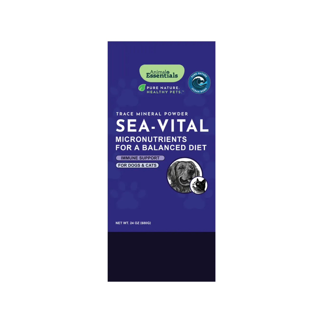 Animal Essentials Sea-Vital Supplement for Dogs & Cats