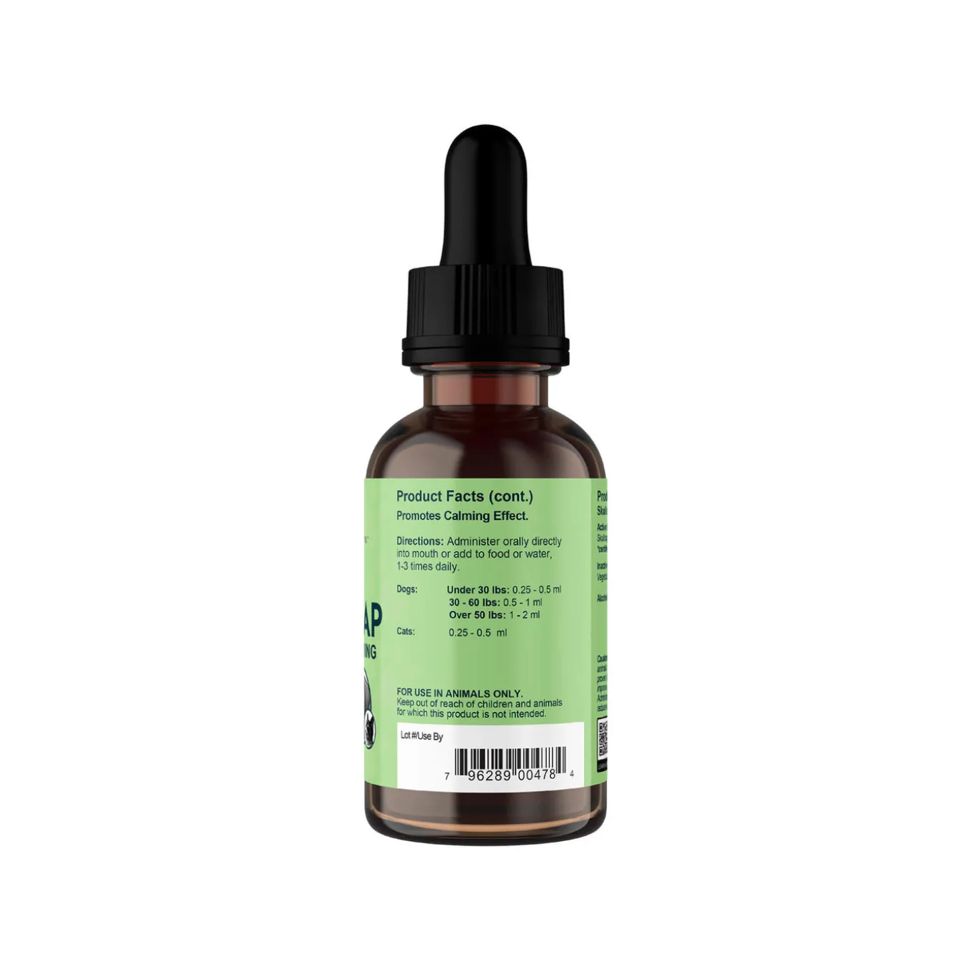 Animal Essentials Skullcap Calming Herbal Extract Liquid for Dogs & Cats