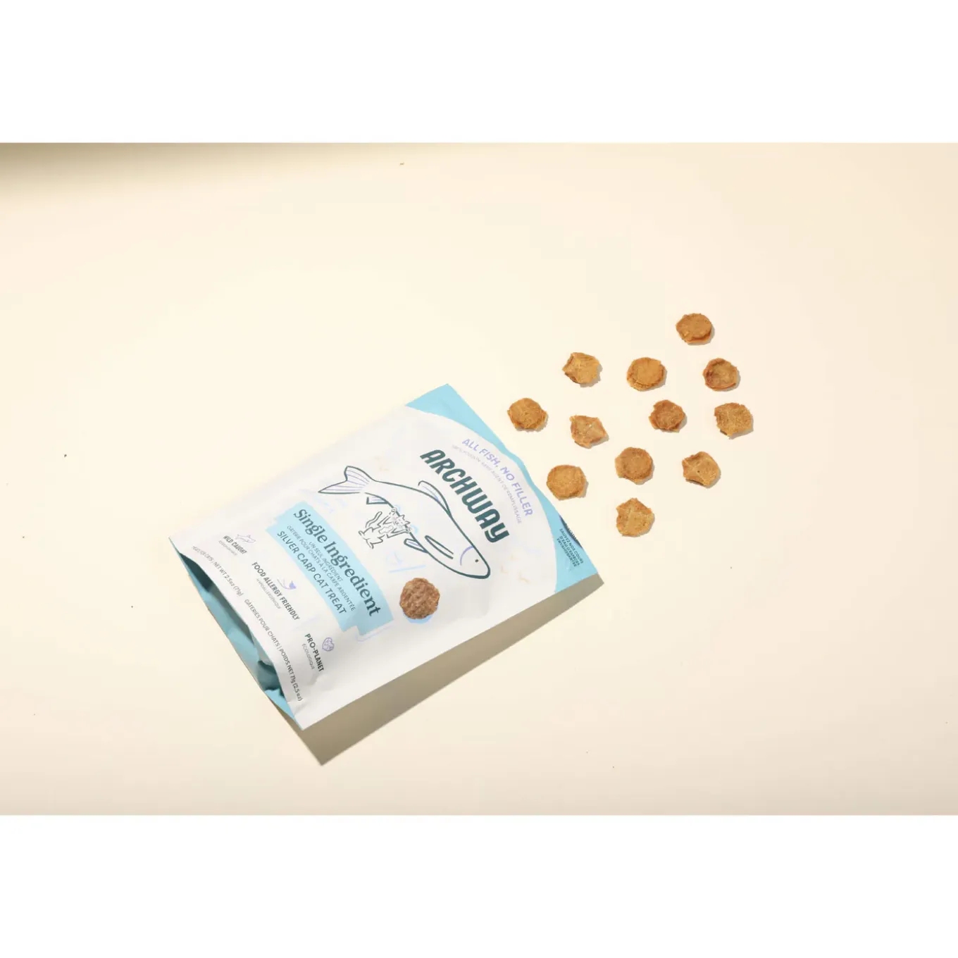 Archway Silver Carp Dehydrated Fish Treat for Cats