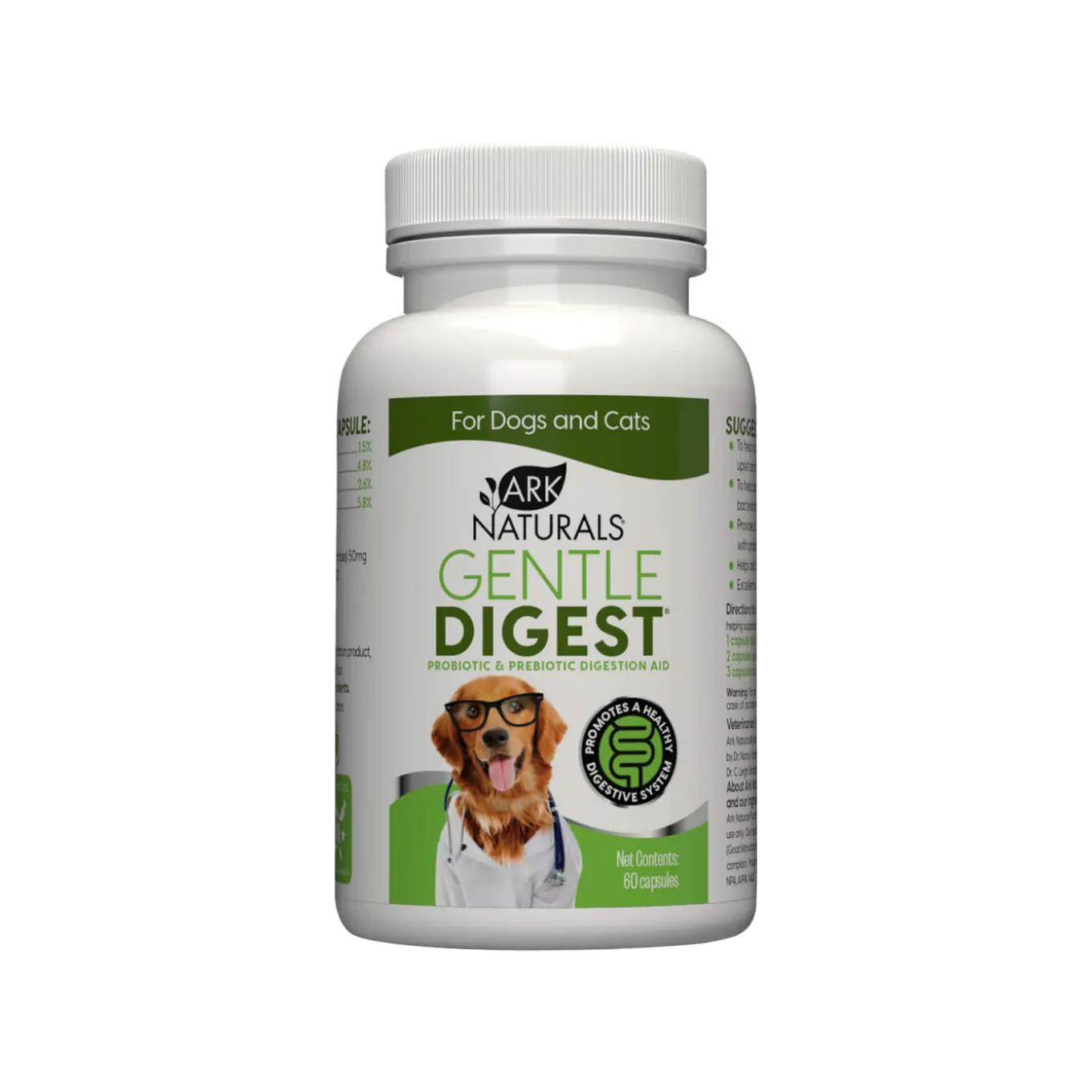 Ark Naturals Gentle Digest Supplements for Dogs & Cats