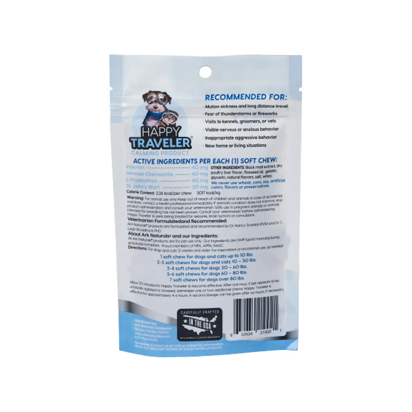 Ark Naturals Happy Traveler for Dogs & Cats