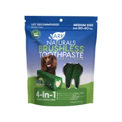 Ark Naturals Brushless Toothpaste Dental Chews for Dogs