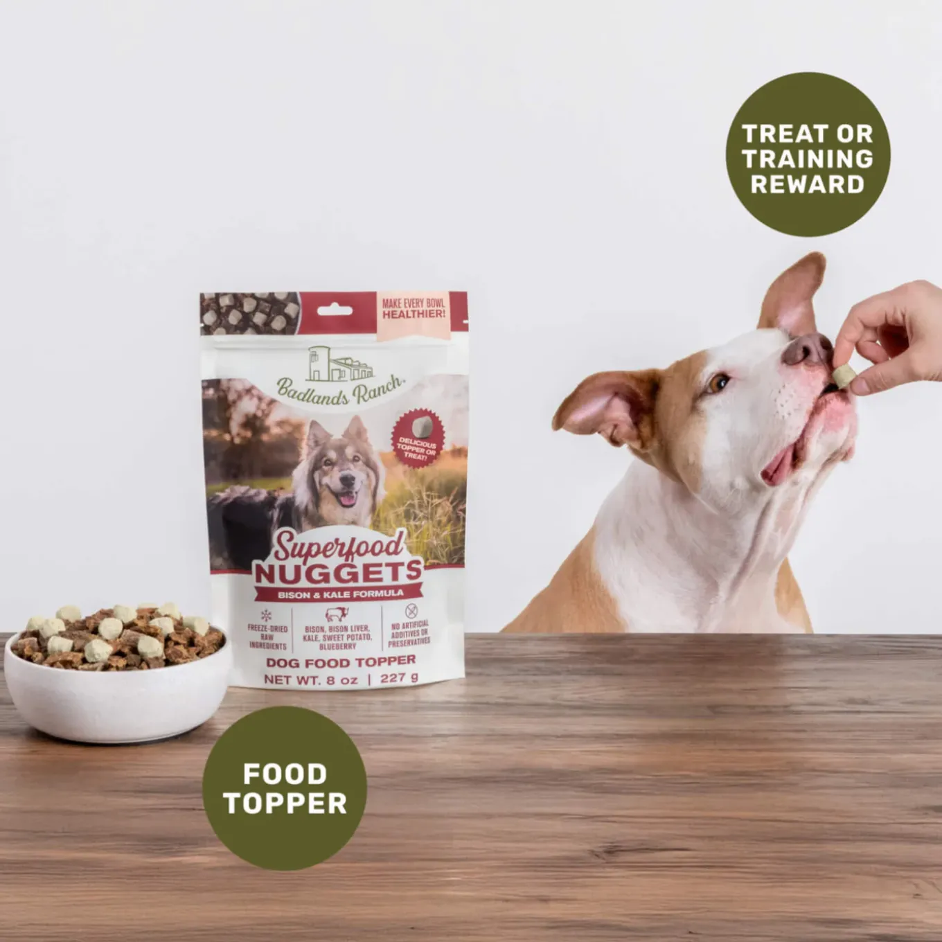 Badlands Ranch Superfood Nuggets Dog Food Topper