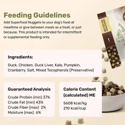 Badlands Ranch Superfood Nuggets Dog Food Topper
