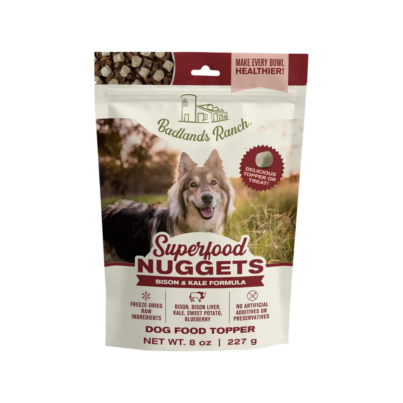 Badlands Ranch Superfood Nuggets Dog Food Topper