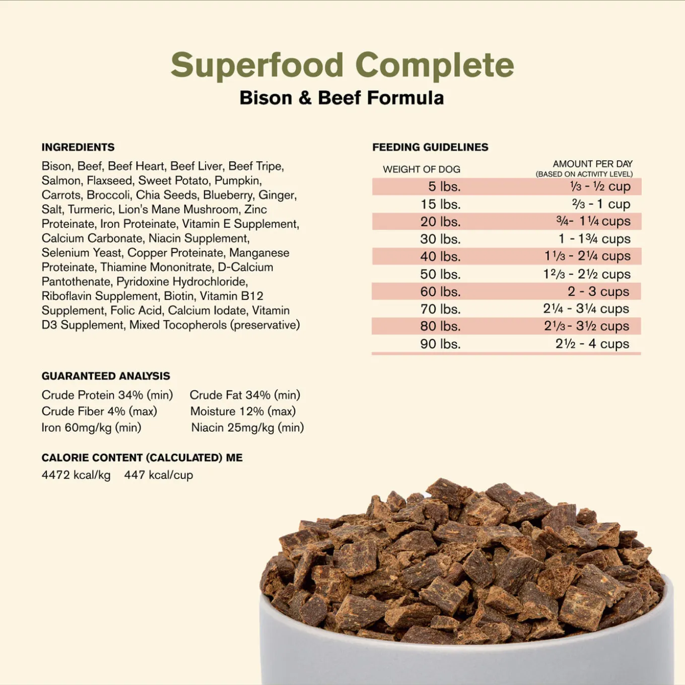 Badlands Ranch Superfood Complete Air Dried Dog Food