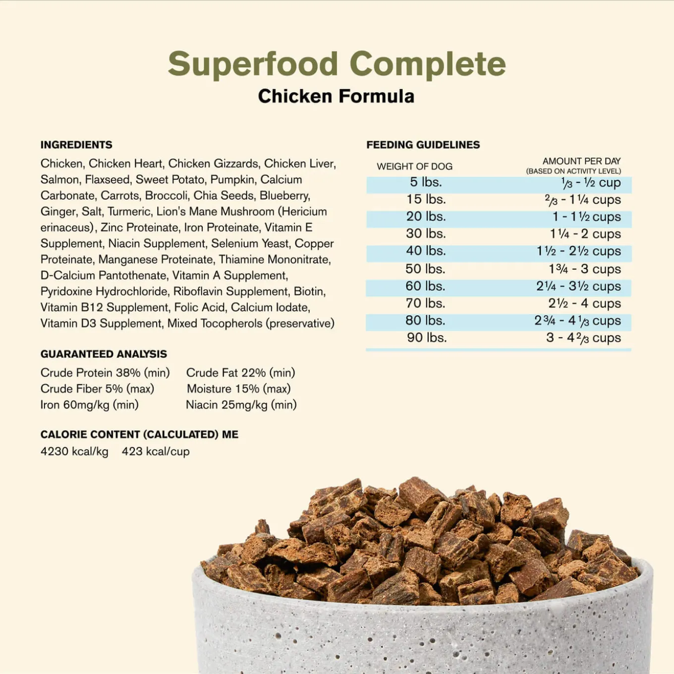 Badlands Ranch Superfood Complete Air Dried Dog Food
