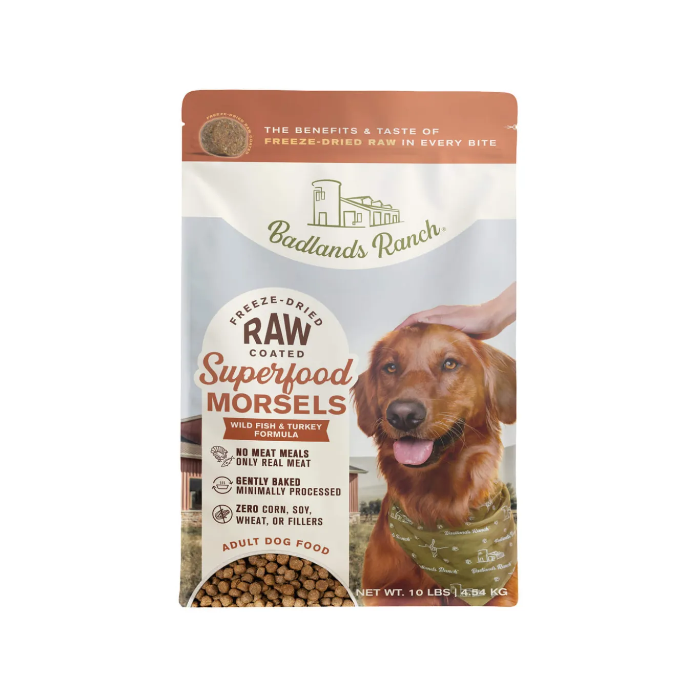 Badlands Ranch Superfood Morsels Freeze Dried Raw Coated Dog Food
