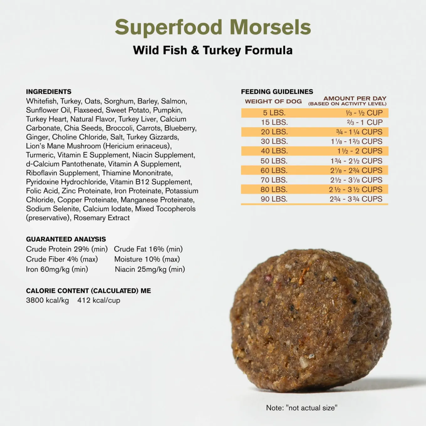 Badlands Ranch Superfood Morsels Freeze Dried Raw Coated Dog Food