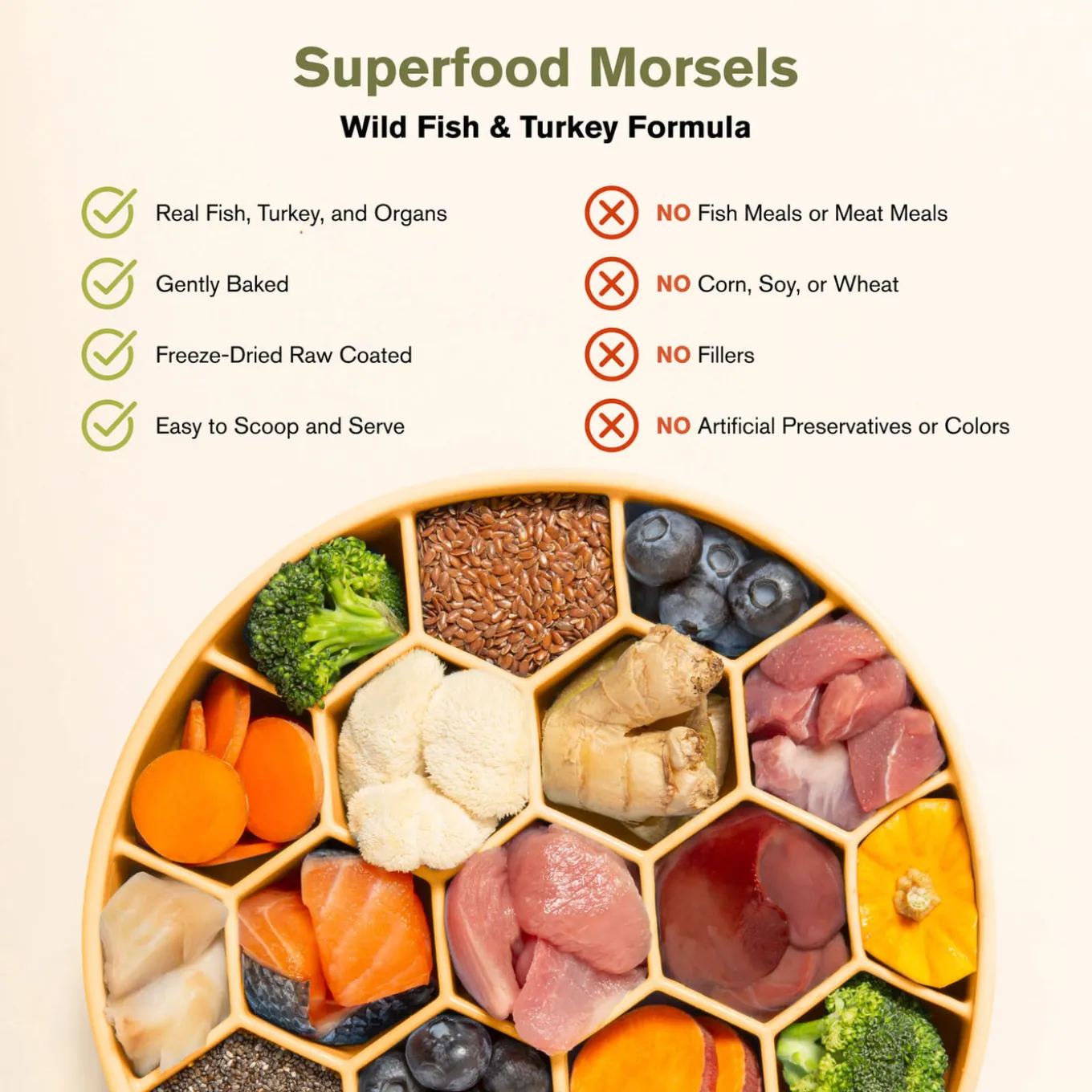 Badlands Ranch Superfood Morsels Freeze Dried Raw Coated Dog Food