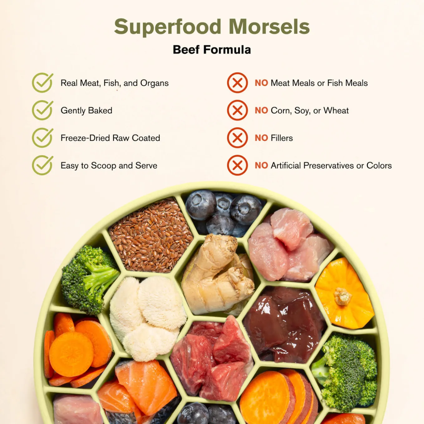 Badlands Ranch Superfood Morsels Freeze Dried Raw Coated Dog Food