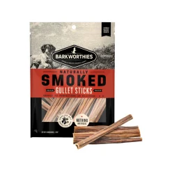Barkworthies Naturally Smoked Beef Gullet Sticks Dog Chews