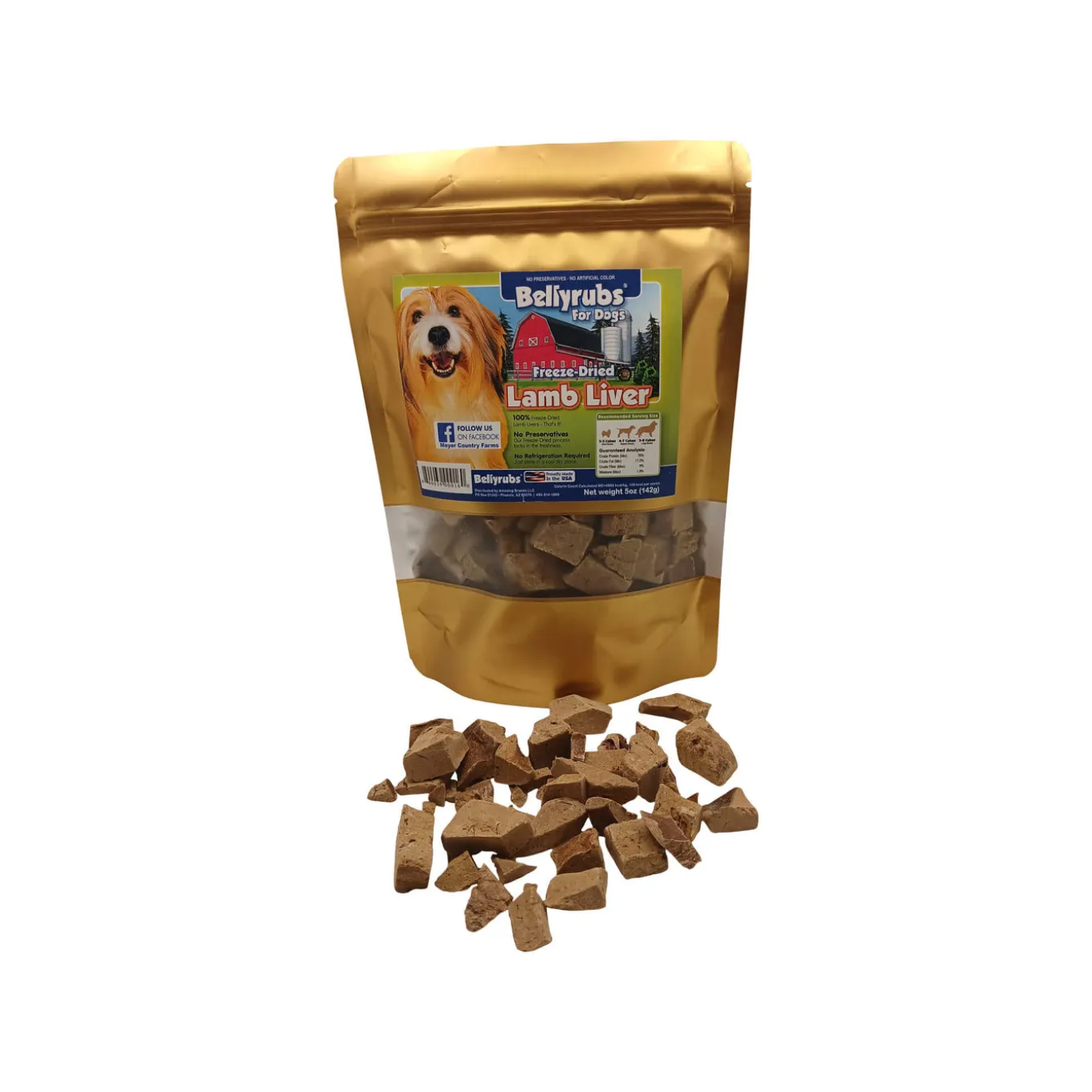 Bellyrubs Freeze Dried Liver Dog Treats