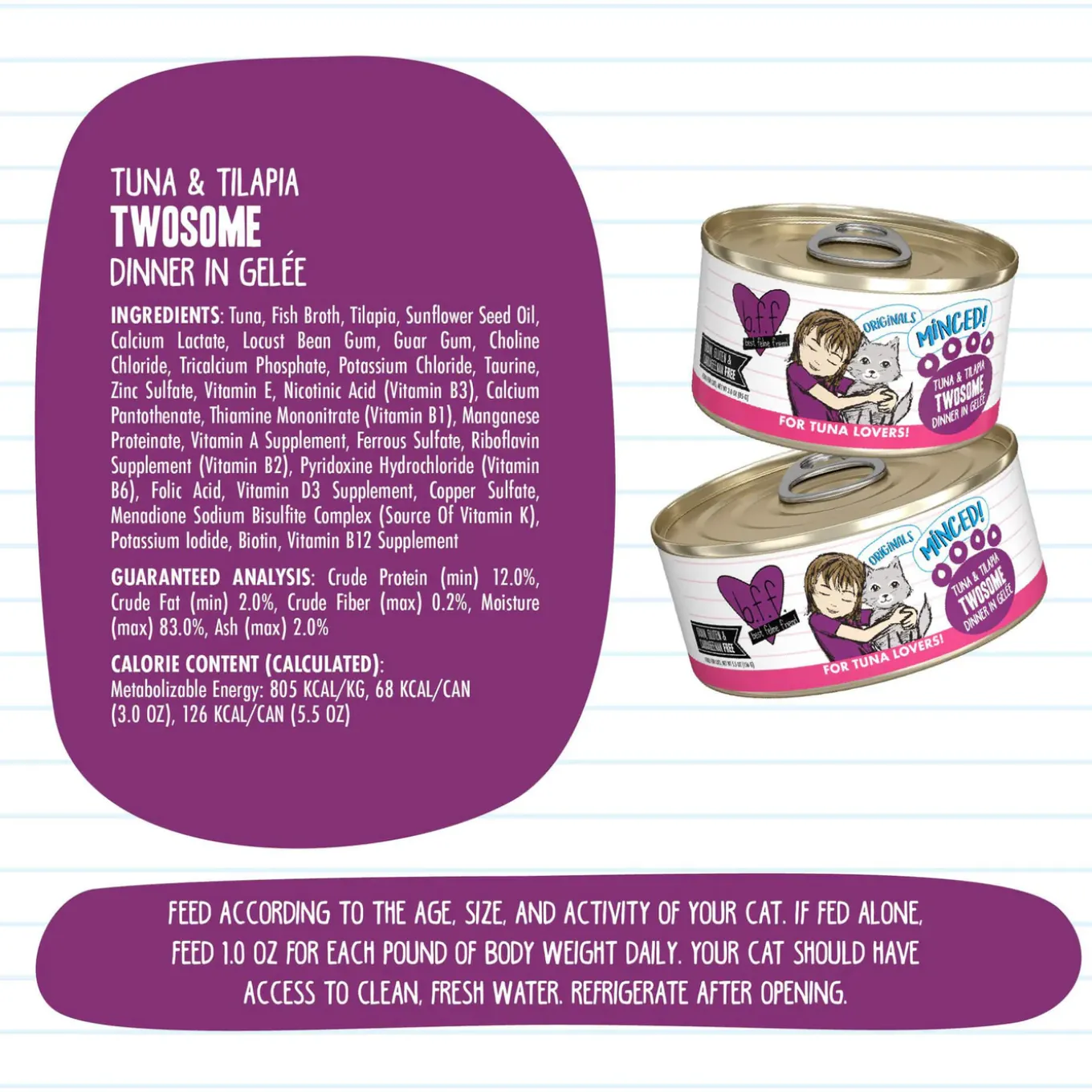 Best Feline Friend BFF Grain-Free Canned Wet Cat Food