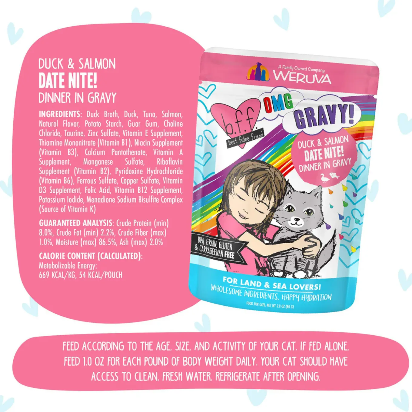 Best Feline Friend BFF Oh My Gravy! Grain-Free Wet Cat Food Pouches
