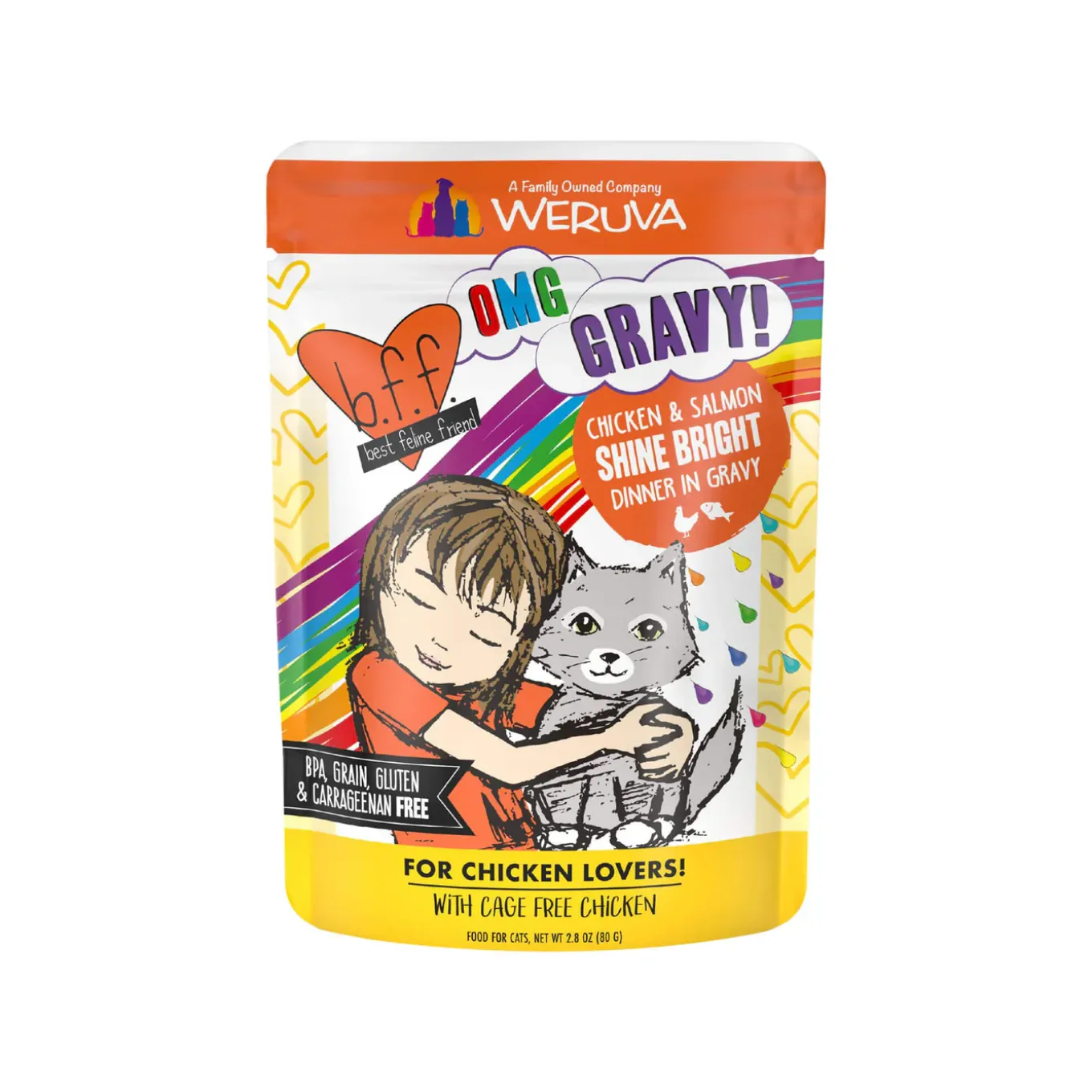 Best Feline Friend BFF Oh My Gravy! Grain-Free Wet Cat Food Pouches