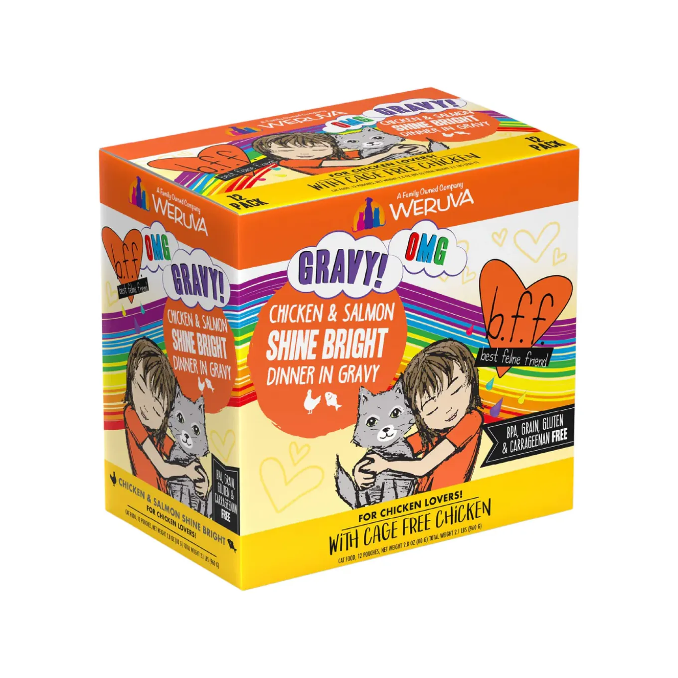 Best Feline Friend BFF Oh My Gravy! Grain-Free Wet Cat Food Pouches