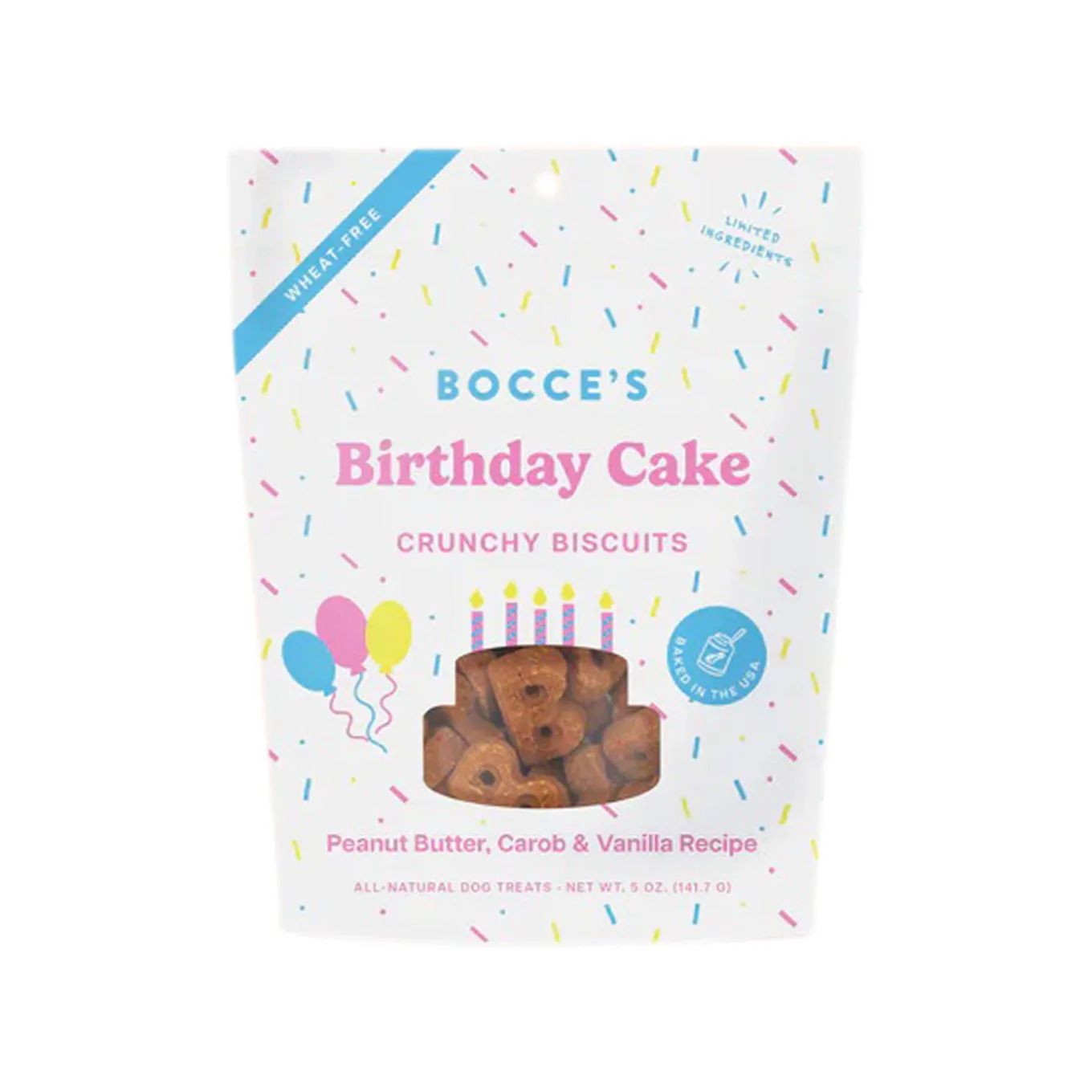 Bocce's Bakery Birthday Cake Biscuit Dog Treats