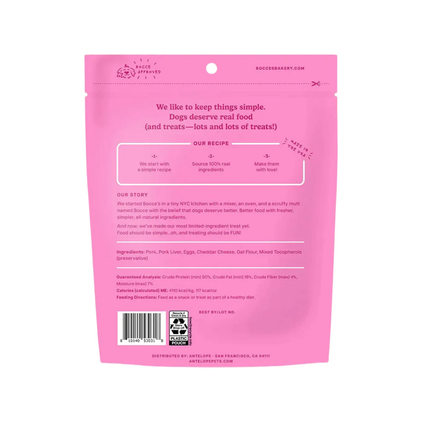 Bocce's Bakery Freeze Dried Dog Treats
