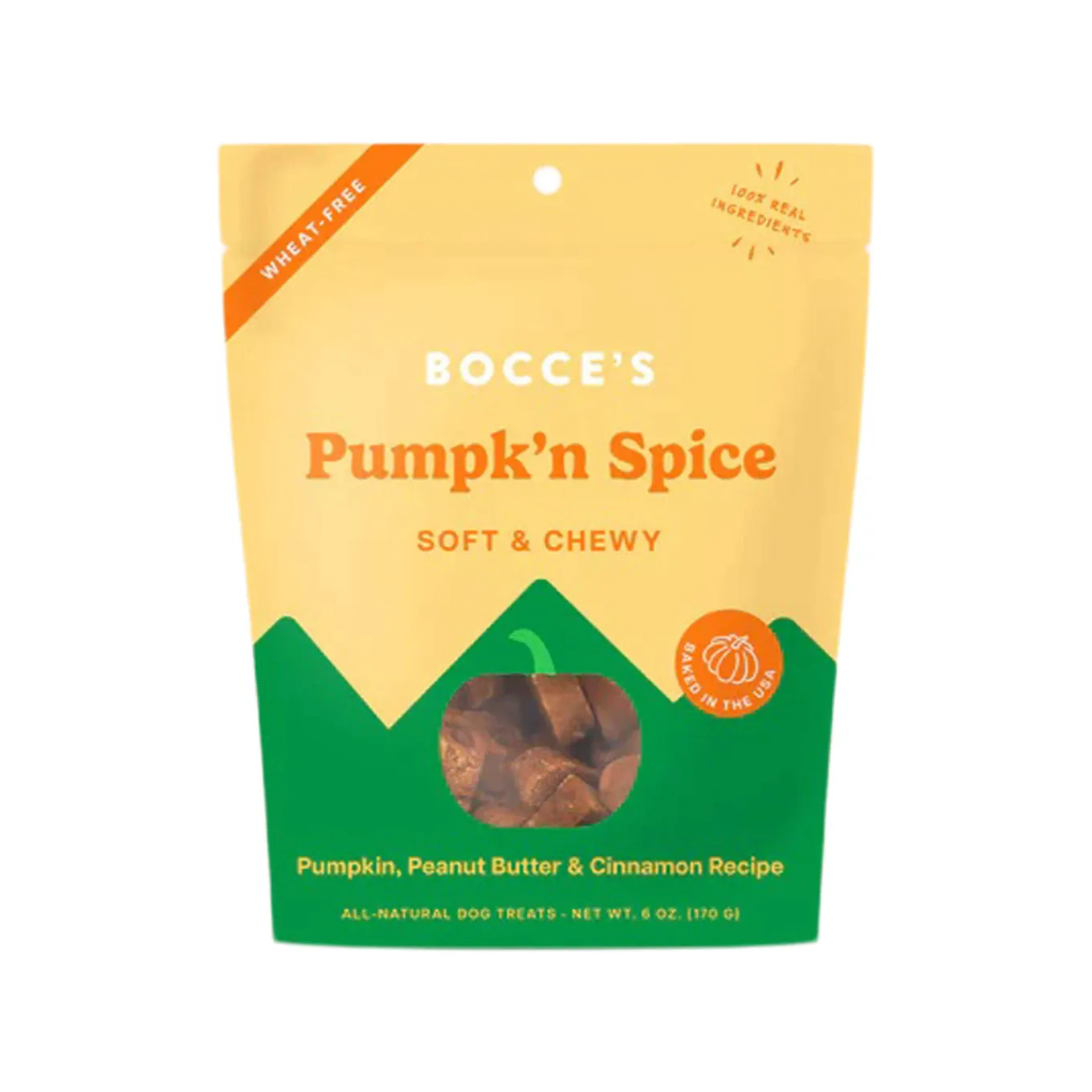 Bocce's Bakery Soft & Chewy Pumpk'n Spice Dog Treats