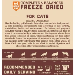 Boss Cat Freeze Dried Cat Food & Topper with Probiotics