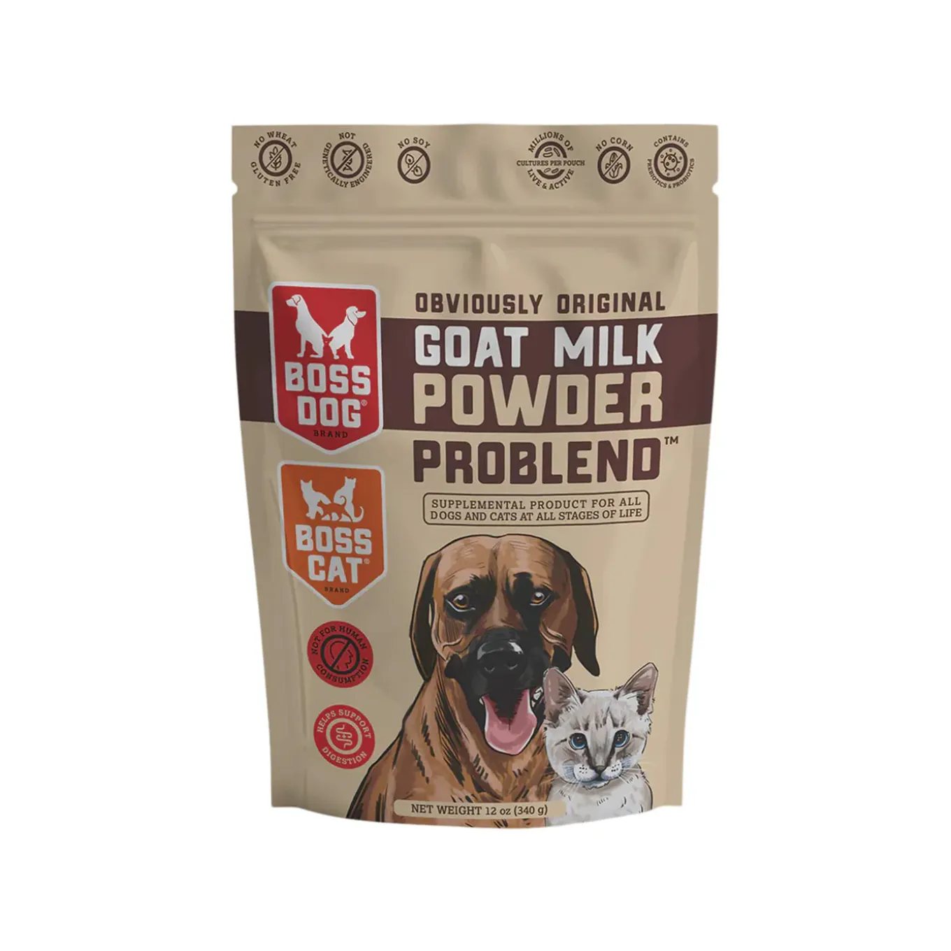 Boss Dog Goat Milk Powder Topper for Dogs