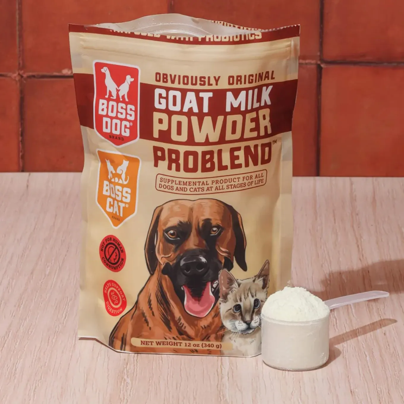 Boss Dog Goat Milk Powder Topper for Dogs