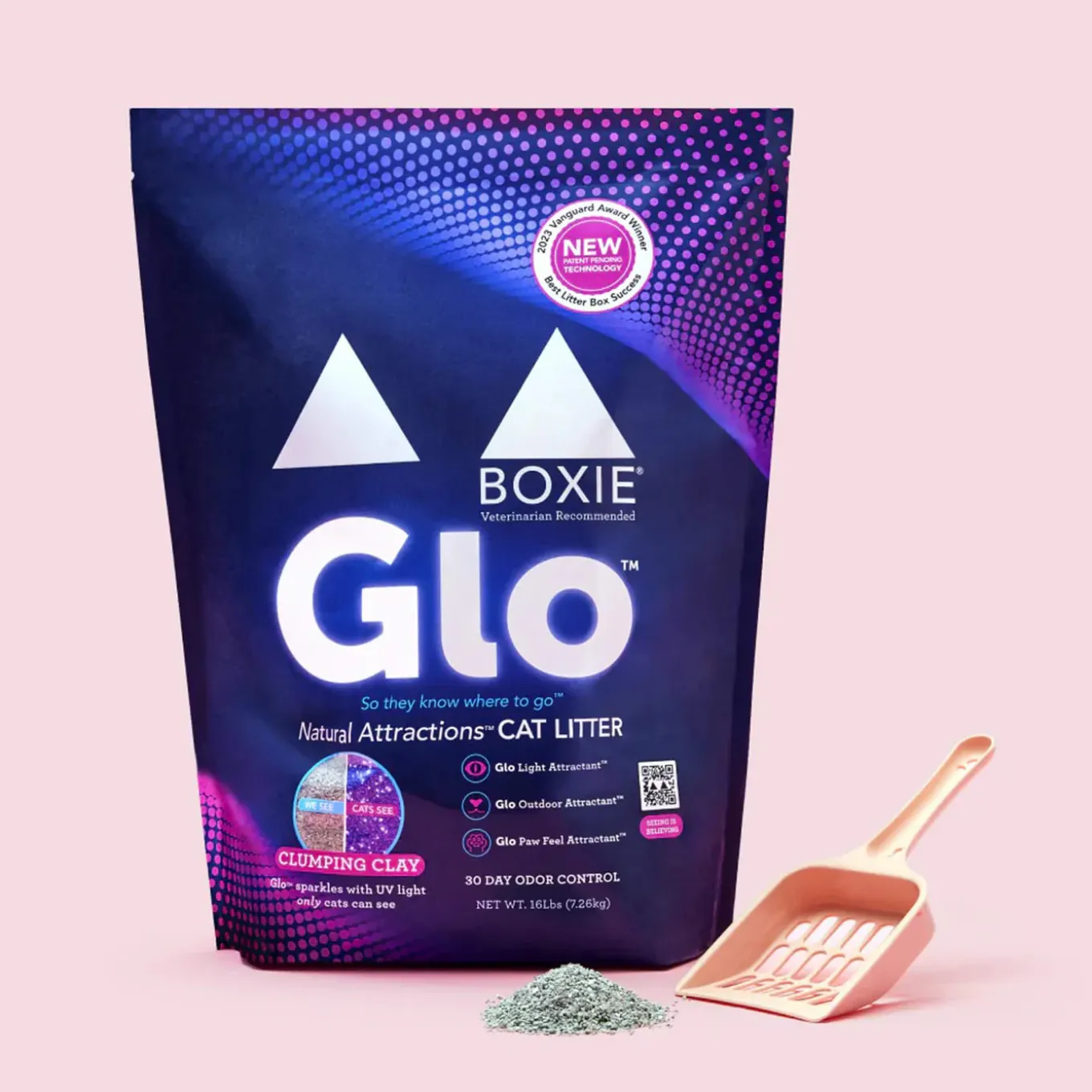 Boxiecat Glo Natural Attractions Clumping Clay Cat Litter