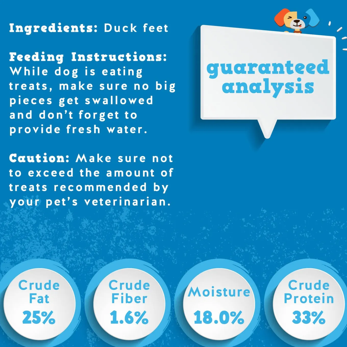 Bravo! Dry Roasted Duck Feet Dog Chews Bulk