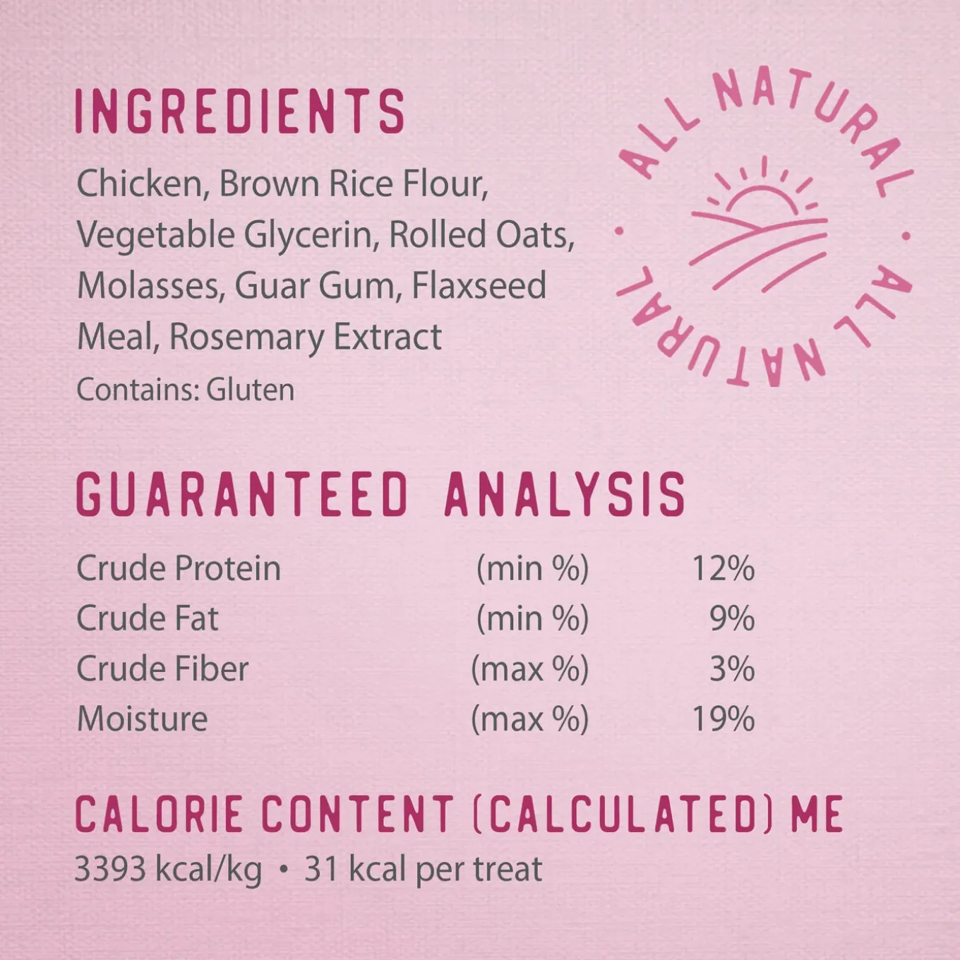 Caledon Farms Chewy Chicken Stick Dog Treats