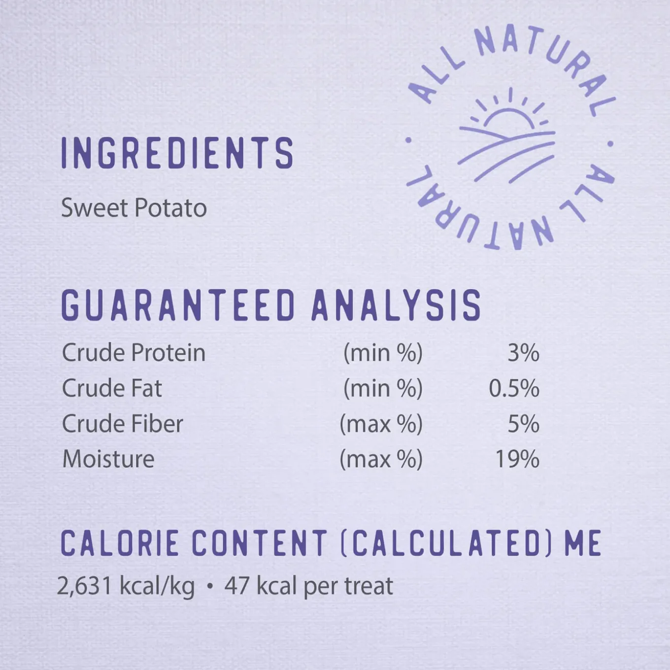 Caledon Farms Sweet Potato Chews for Dogs