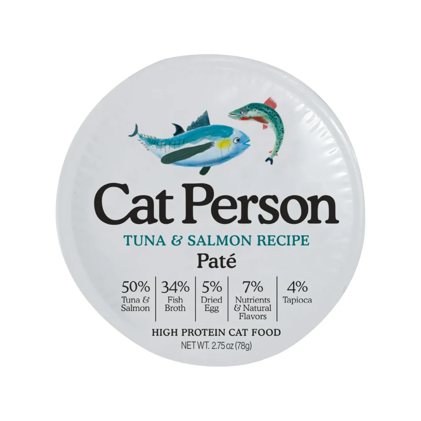Cat Person Grain-Free Pate Wet Cat Food 2.75 oz Case of 24