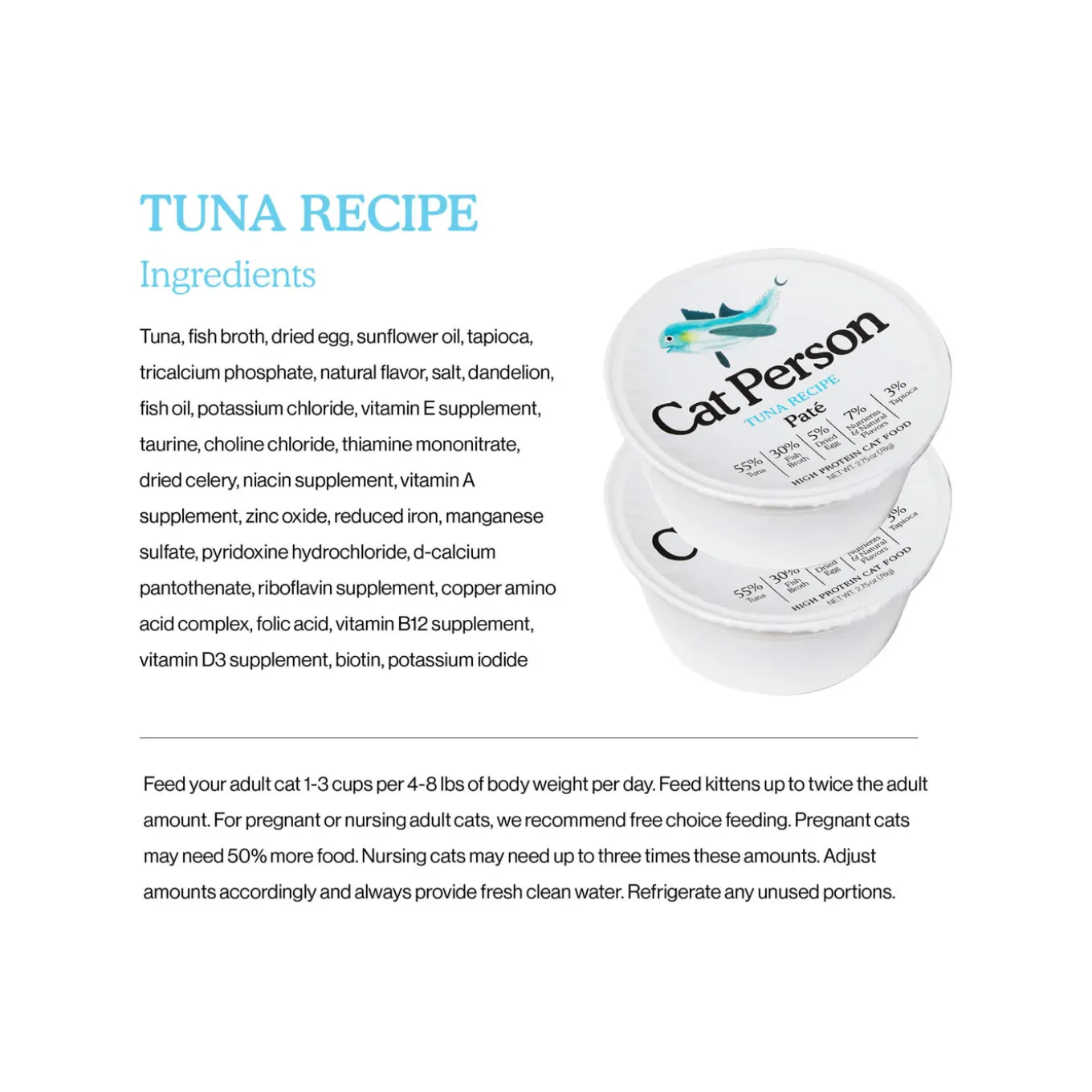 Cat Person Grain-Free Pate Wet Cat Food 2.75 oz Case of 24