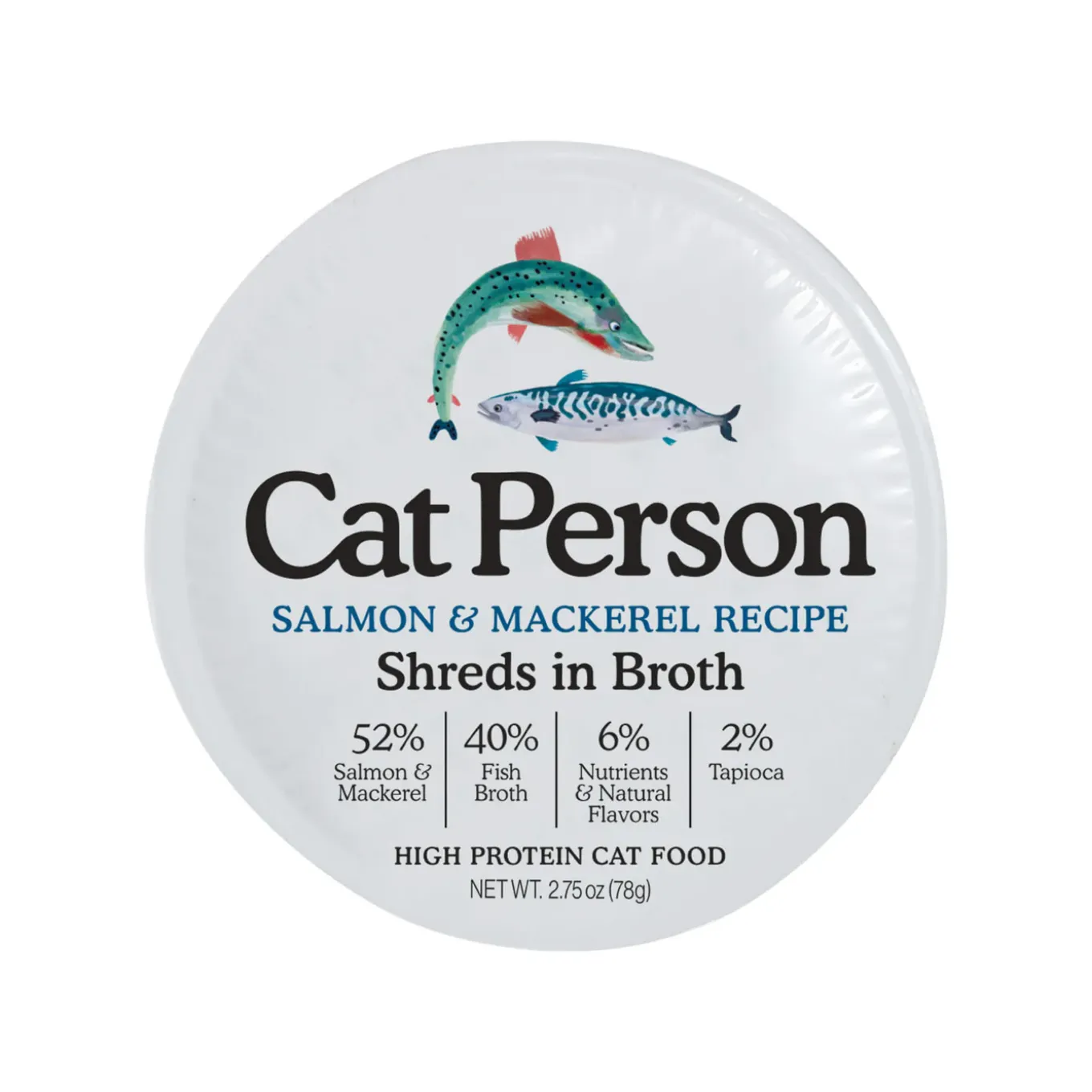 Cat Person Grain-Free Shreds Wet Cat Food 2.75 oz Case of 24