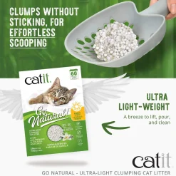 Catit Go Natural Vanilla Scented Bamboo Clumping Litter